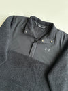 Under Armour Golf Black Sherpa Fleece Snap Pullover – Loose Fit – (XL)