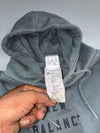 New Balance 1906 | Graphic Hoodie | Sage Grey x Black (XL)