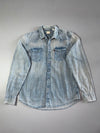 Levi's Light Wash Western Denim Snap Shirt | (M)