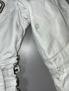 Icon Moto “Bomb Shell” White Leather Jacket (XS/S)