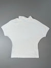 Lacoste White Piqué Cotton Polo Shirt women's (M)