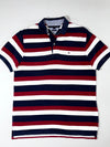 Tommy Hilfiger Striped Polo Navy/Red/White Classic Fit (L/XL)