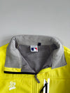 MLB Oakland Athletics Softshell Fleece-Lined Jacket Neon Yellow/Grey, A’s Embroidered Logo (L)