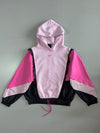 Nike Pink Colorblock Windbreaker Hoodie (M)
