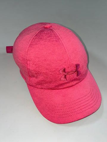 Vintage Under Armour Pink Heathered Logo Baseball Cap (Adjustable)