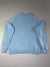 Lacoste Relaxed Fit Big Croc Knit Sweater – Sky Blue (XL)