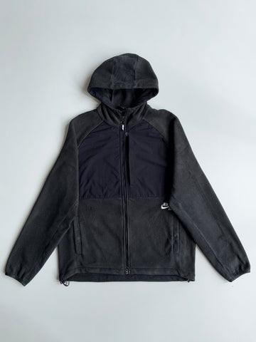 Nike SB | Black Polar Fleece Hooded Jacket | (XL)