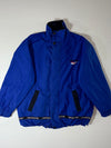 Reebok Vintage Reversible Colourblock Track Jacket – Black/Royal Blue (XL)