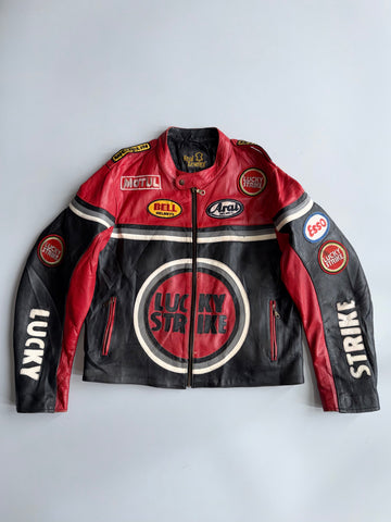 Lucky Strike Racing Pure Leather Jacket (L)