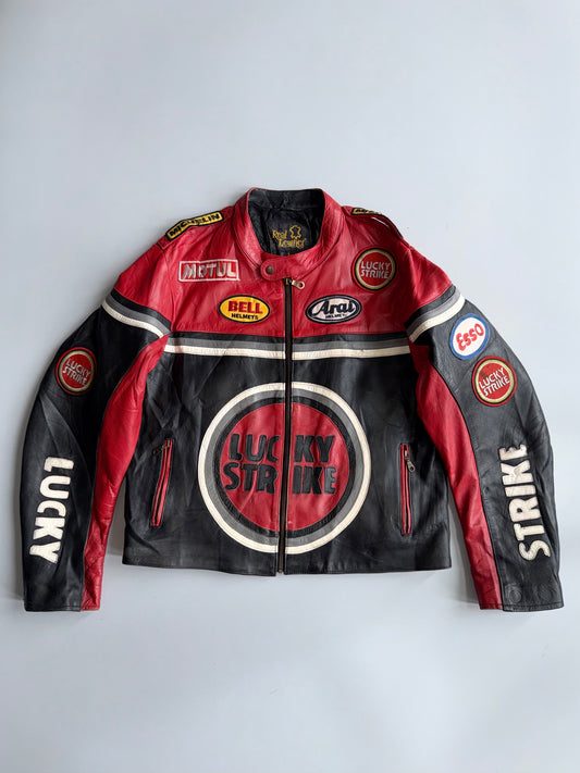 Lucky Strike Racing Pure Leather Jacket (L)