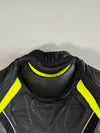 Dainese Black Leather Armoured Moto Racing Jacket Padded W/Back Hump (M)