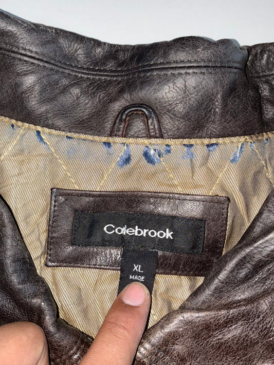 Colebrook Premium Original Leather Jacket (XL)