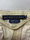 Ralph Lauren Y2K Cream Multi-Zip Utility Cargo Pants (W:30) )L:41)