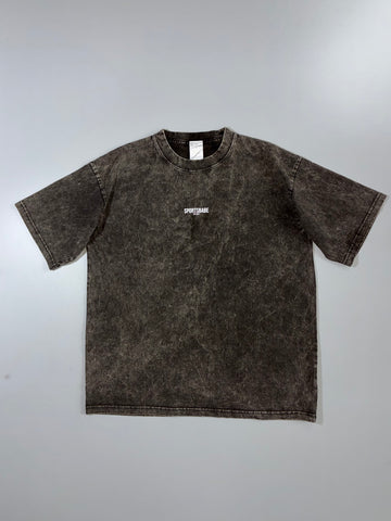 Sportsbabe Acid Wash Oversized T-Shirt Charcoal (L)