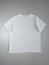 Nike White Block Spellout Logo Tee (2XL)