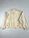 Vintage 90s Polo Sport Ralph Lauren Cream Cotton Zip Jacket (3XL)