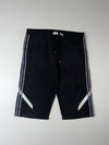 Adidas Black 3/4 Striped Track Shorts  (W:36) (L:27)