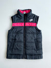 Nike Sportswear Black & Pink Puffer Vest – Youth (XS)