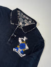 Big Train Osaka Japanese Oni Embroidered Long Sleeve Polo (L)