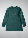 Columbia Green Mock Neck Base Layer Long Sleeve – Omni-Heat Lining (L)