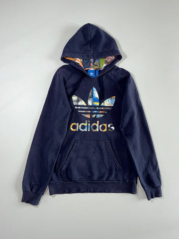 Adidas Originals Trefoil Pullover Hoodie – Navy (S)