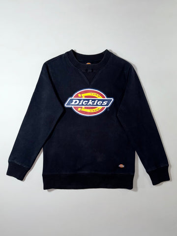 Dickies Logo Crewneck Sweatshirt – Faded Black, (S)