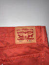 Levi’s 511 Rust Orange Slim Denim Shorts (W:36) (L:20.5)