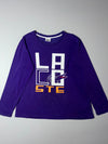 Lacoste | Purple “LACOSTE” Graphic Longsleeve  (M)