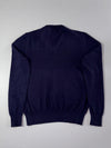 Polo Ralph Lauren Navy Merino Wool V-Neck Sweater (S)