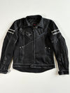 Vintage Komine Black Denim Mesh Riding Jacket PADDED (S)
