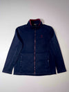 Black Yak Navy Sweater Fleece Full Zip Jacket ( M/L)