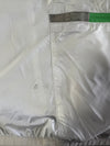 The North Face White Lightweight Windbreaker with Green Zip ( XS)