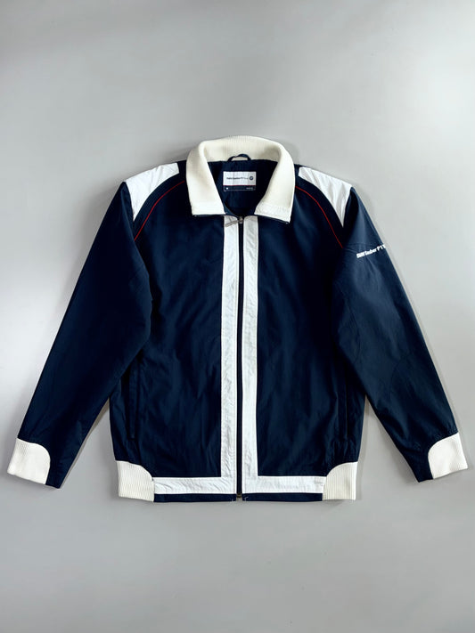 BMW Sauber F1 Team | Official Racing Track Jacketiconic 2006–09 Formula 1 era. Rare BMW AG licensed motorsport piece with ribbed collar  (M)