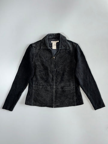 Ami Premium Original Pure Sued Leather Jacket Womens (S)