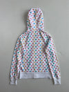 Roots Canada All-Over Rainbow Beaver Logo Zip Hoodie(S)