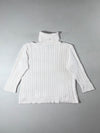 Lauren Ralph Lauren Cable Knit Turtleneck — White  100% Cotton Women’s (M)