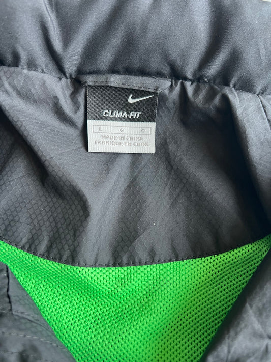 Nike | Clima-Fit Windbreaker | Black/White Neon-Lined (L)