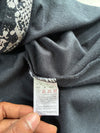 Sexpot Revenge Y2K Black Snakeskin Trim Lace-Up Shirt won’t Women’s (S)