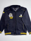 Oniarri Japanese "Jizobosatsu" Embroidered Fleece Track Jacket (M)