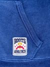 Roots Athletics 1973 Embroidered Full Zip Hoodie – Navy Blue, (S)