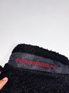 Puma | Black Sherpa Fleece Patch Zip-Up Jacket (S)