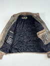 RG512 Urban Wear  Leather Jacket – Vintage Brown / Grey (M)