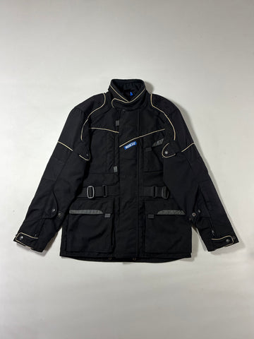 Sparco Black Textile Motorsport Riding Jacket (S)