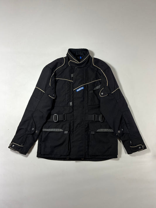 Sparco Black Textile Motorsport Riding Jacket (S)