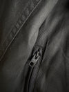 Schott NYC Black Military Flight Bomber Jacket with Tartan Lining & Hood (M/L)