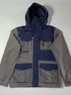 NBA Los Angeles Lakers Grey & Navy Hooded Utility Jacket | (M)