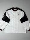 Jordan Brand Basketball Snap-Up Warm-Up Jacket – White/Black (XL)