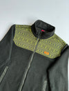 K2 Technical Outdoor Fleece Jacket – Black & Lime Aztec Yoke (M)