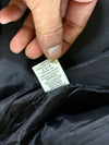 Classic Black Belted Perfecto Leather Biker Jacket (XL)