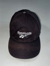 Reebok Vintage Black Cap – Big Embroidered Logo, 100% Cotton (Adjustable )